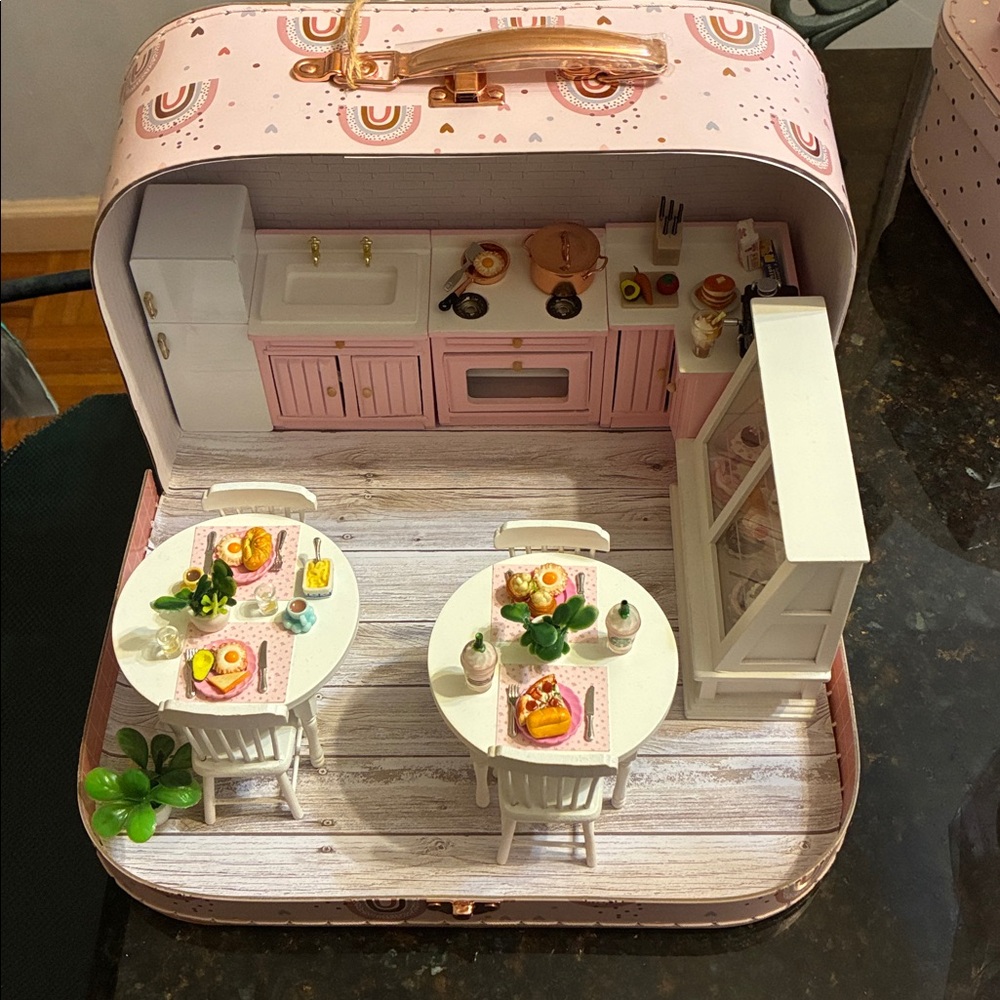 Miniature Dollhouse Bakery Set Handmade